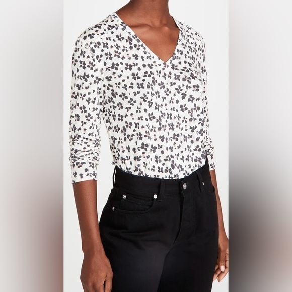 RAILS Sami Tee, Ivory Floral Cheetah, Size XS - Picture 1 of 11
